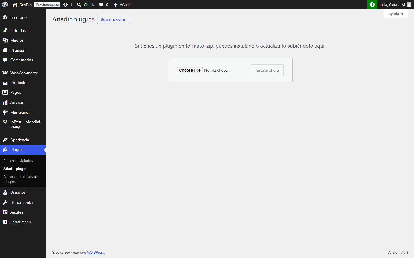 Installation plugin part2